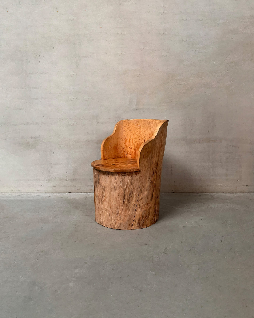 Swedish cubbed chair, vintage design piece, in AM Designs showroom, Antwerpen