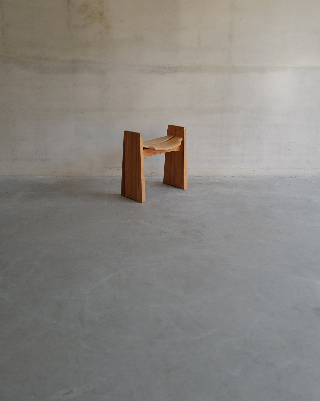 Gilbert Marklund Jonte stool, vintage design piece, in AM Designs showroom, Antwerpen