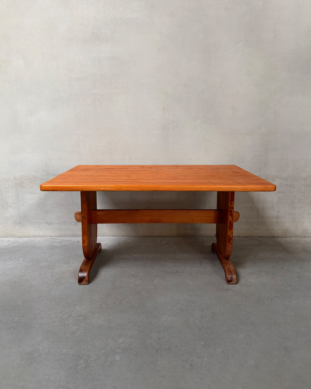 Bo Fjaestad table, vintage design piece, in AM Designs showroom, Antwerpen