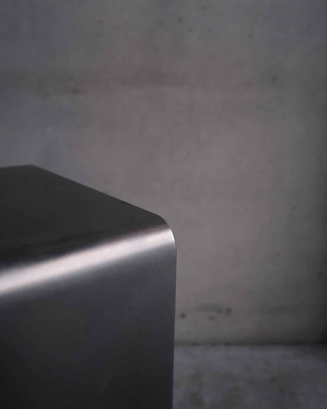 Stainless Steel Bench by Rebecca Ackaert