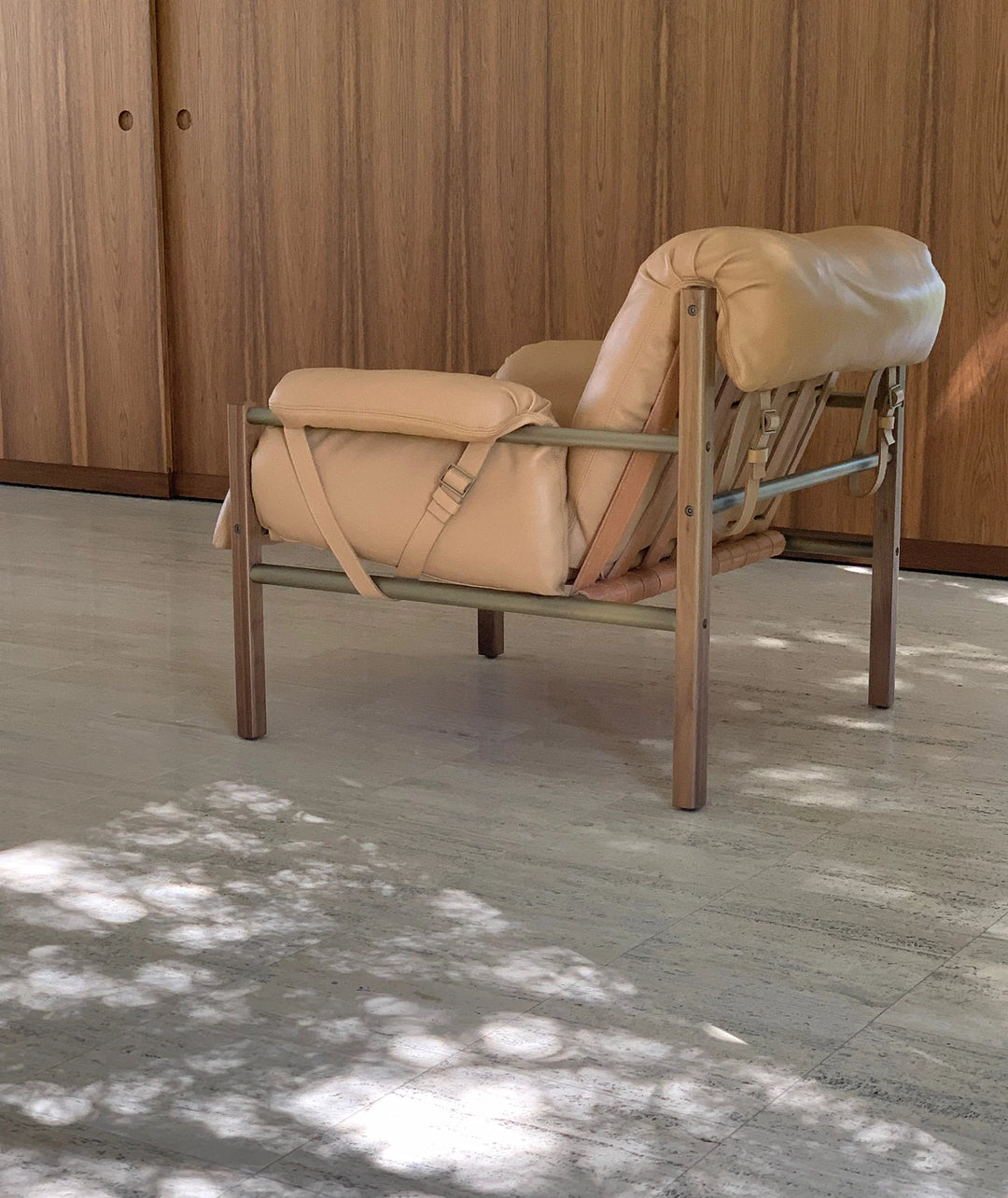 Sling club chair, in AM Designs showroom, Antwerpen