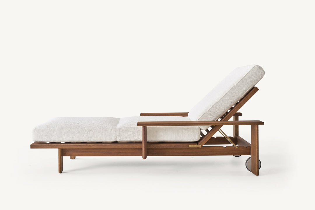 Rail sunlounger