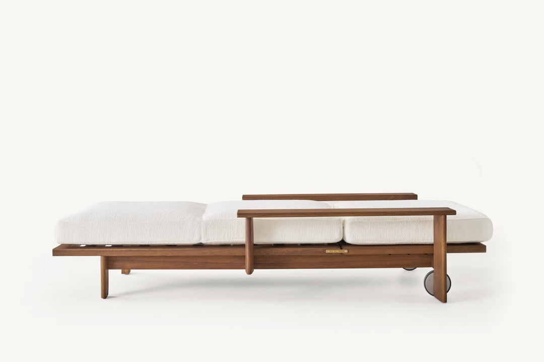 Rail sunlounger