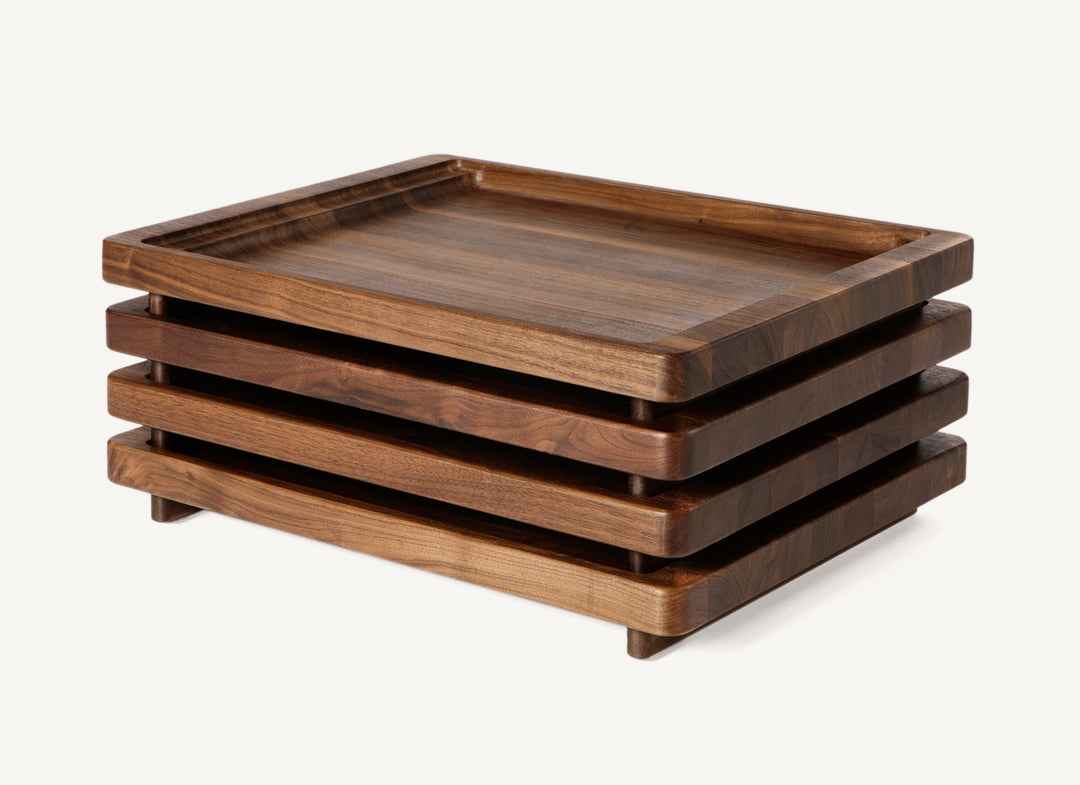 Stacking trays