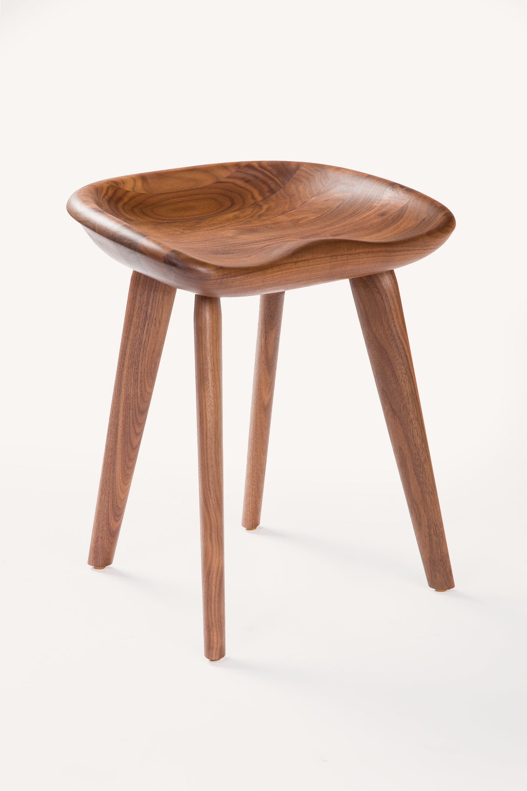 Tractor Low Stool Walnut
