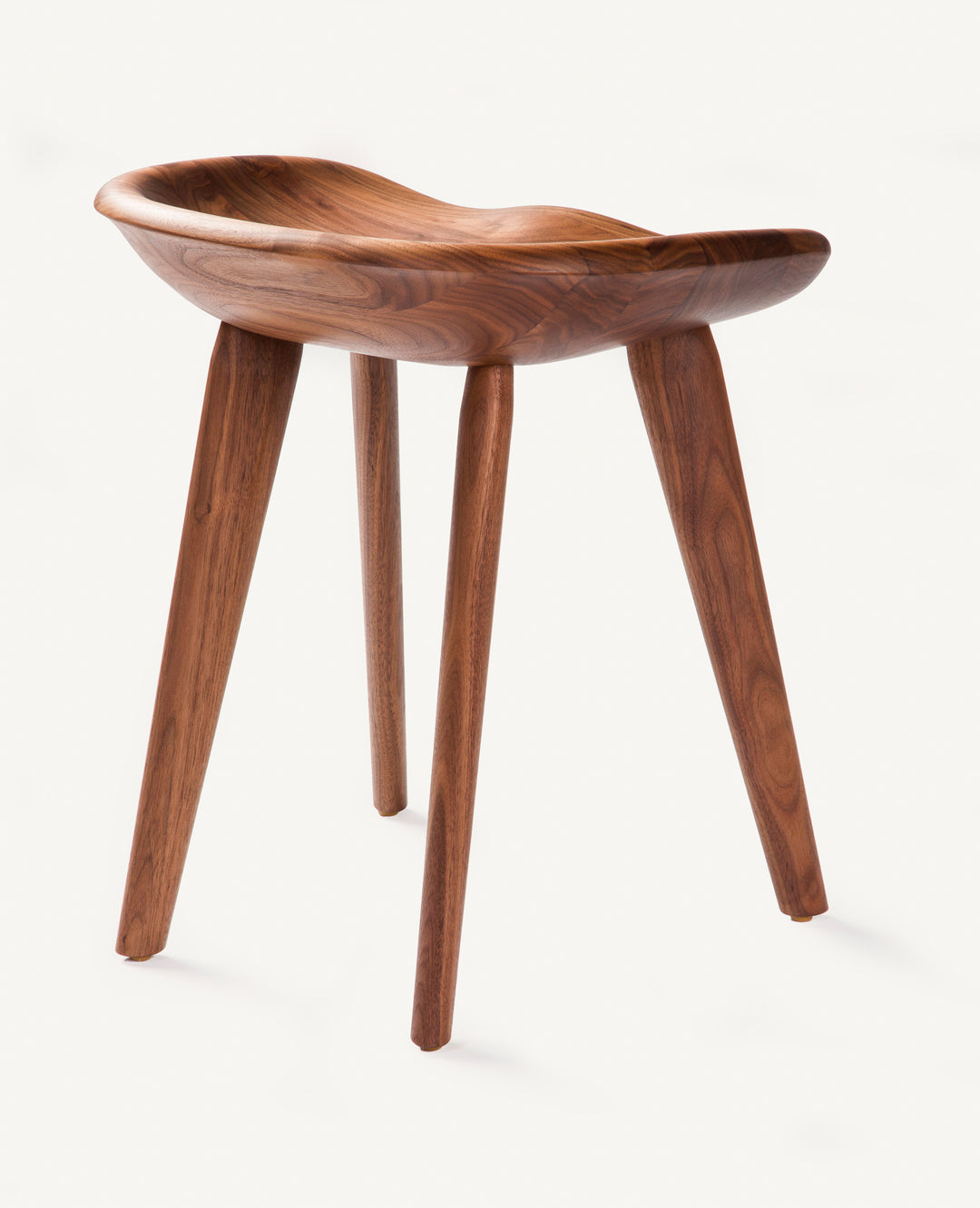 Tractor Low Stool Walnut