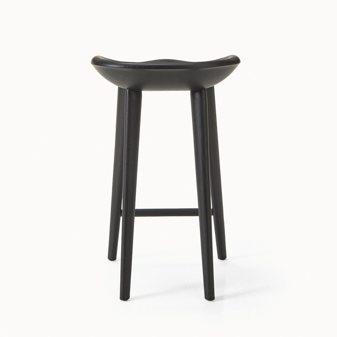 Tractor Counter Stool Ebonized Ash