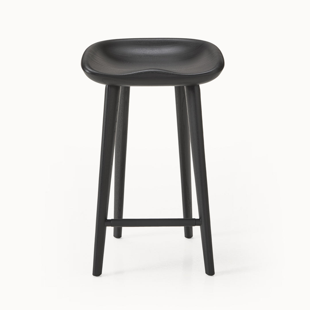Tractor Counter Stool Ebonized Ash