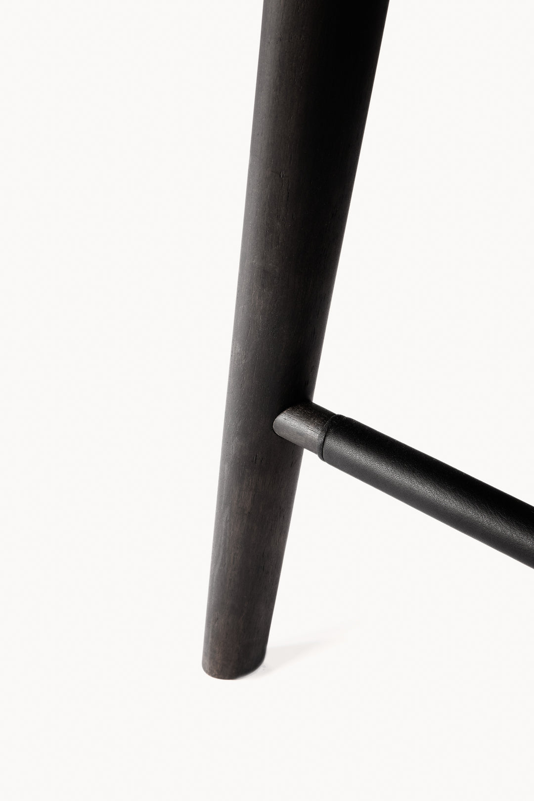 Tractor Counter Stool Ebonized Ash