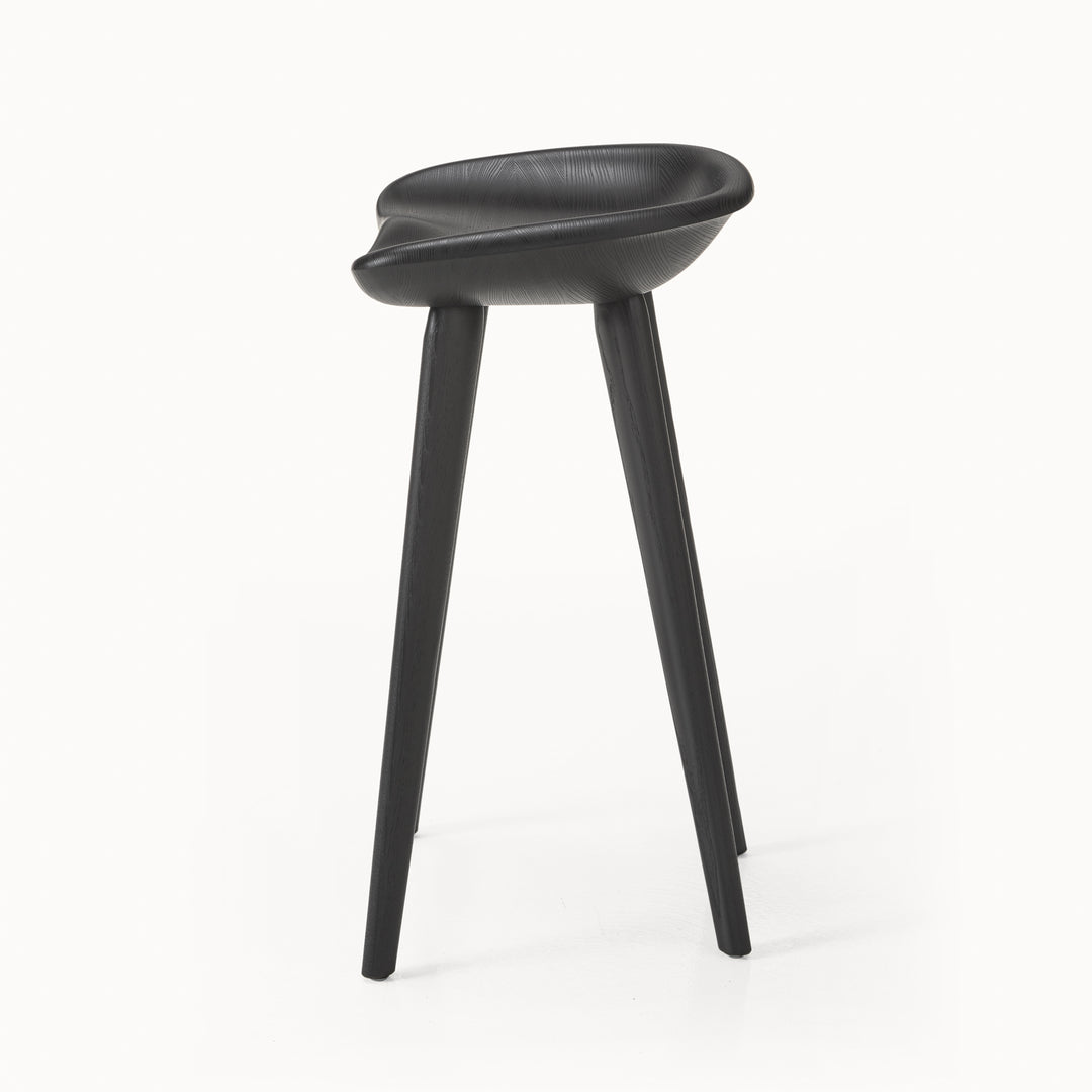 Tractor Counter Stool Ebonized Ash