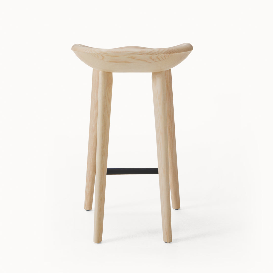 Tractor Counter Stool White Ash