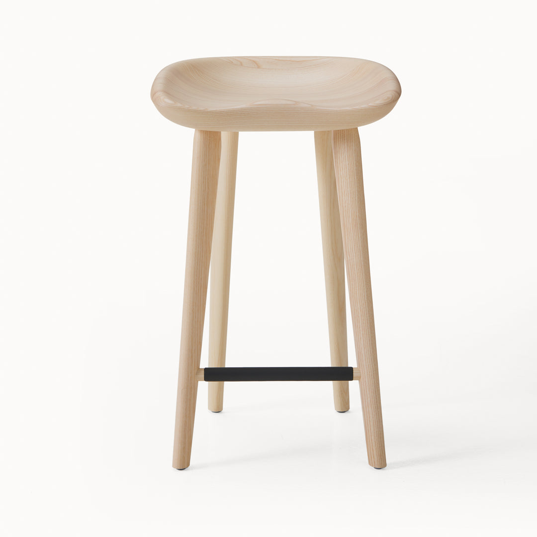 Tractor Counter Stool White Ash