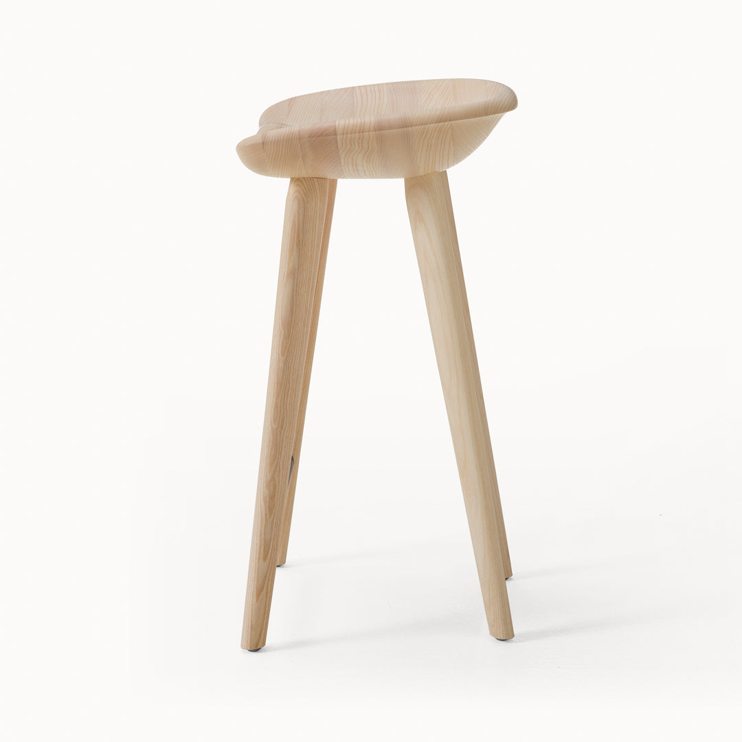 Tractor Counter Stool White Ash
