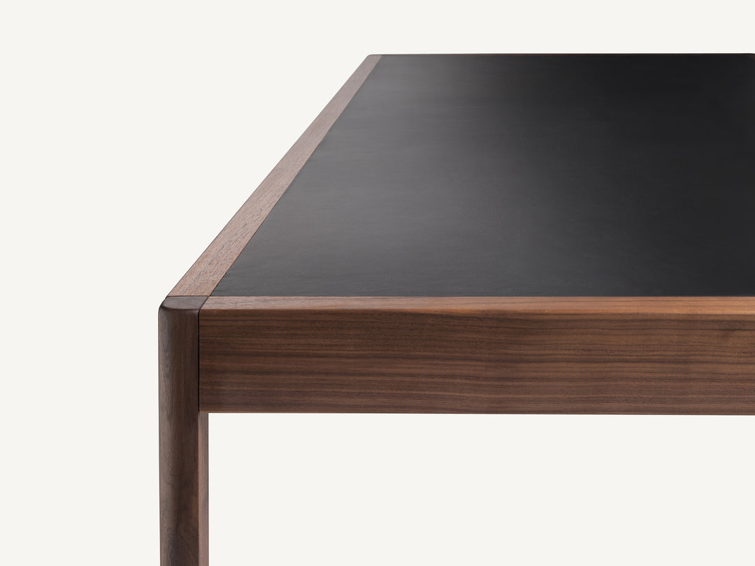 Leather desk
