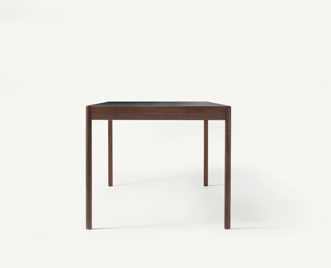 Leather desk