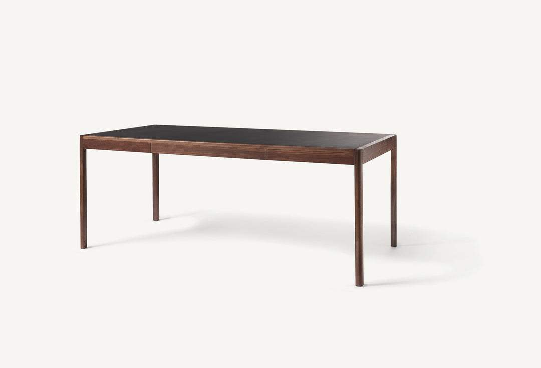 Leather desk