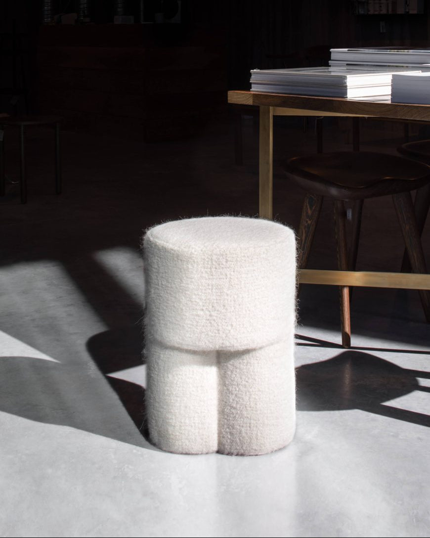 Bolder seat, in AM Designs showroom, Antwerpen