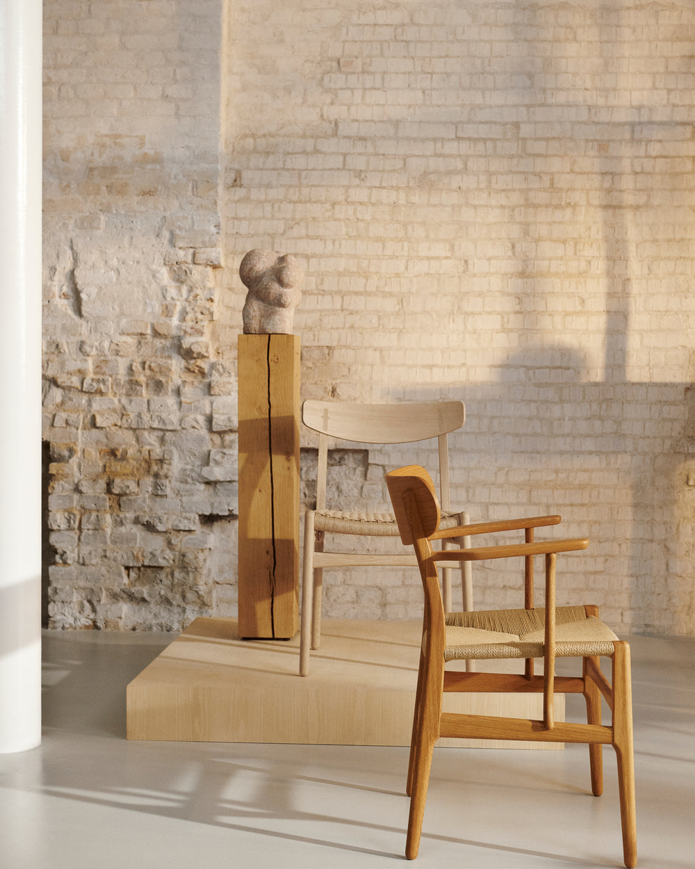 Wegner CH26 dining armchair, in AM Designs showroom, Antwerpen