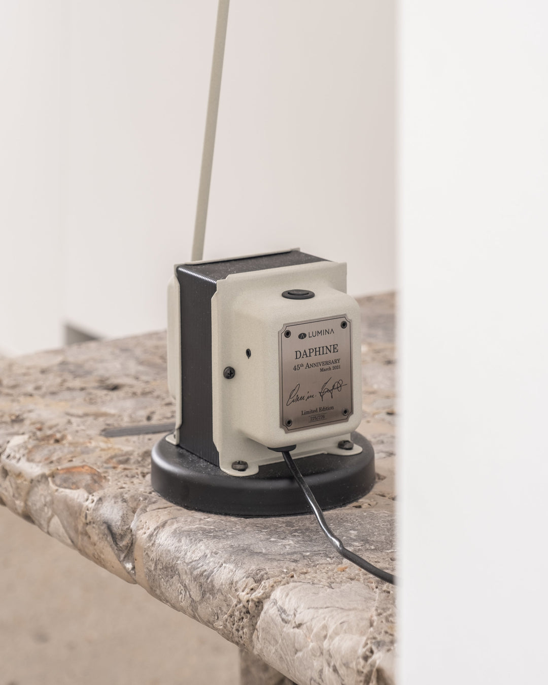 Daphine LED 45th anniversary edition, in AM Designs showroom, Antwerpen