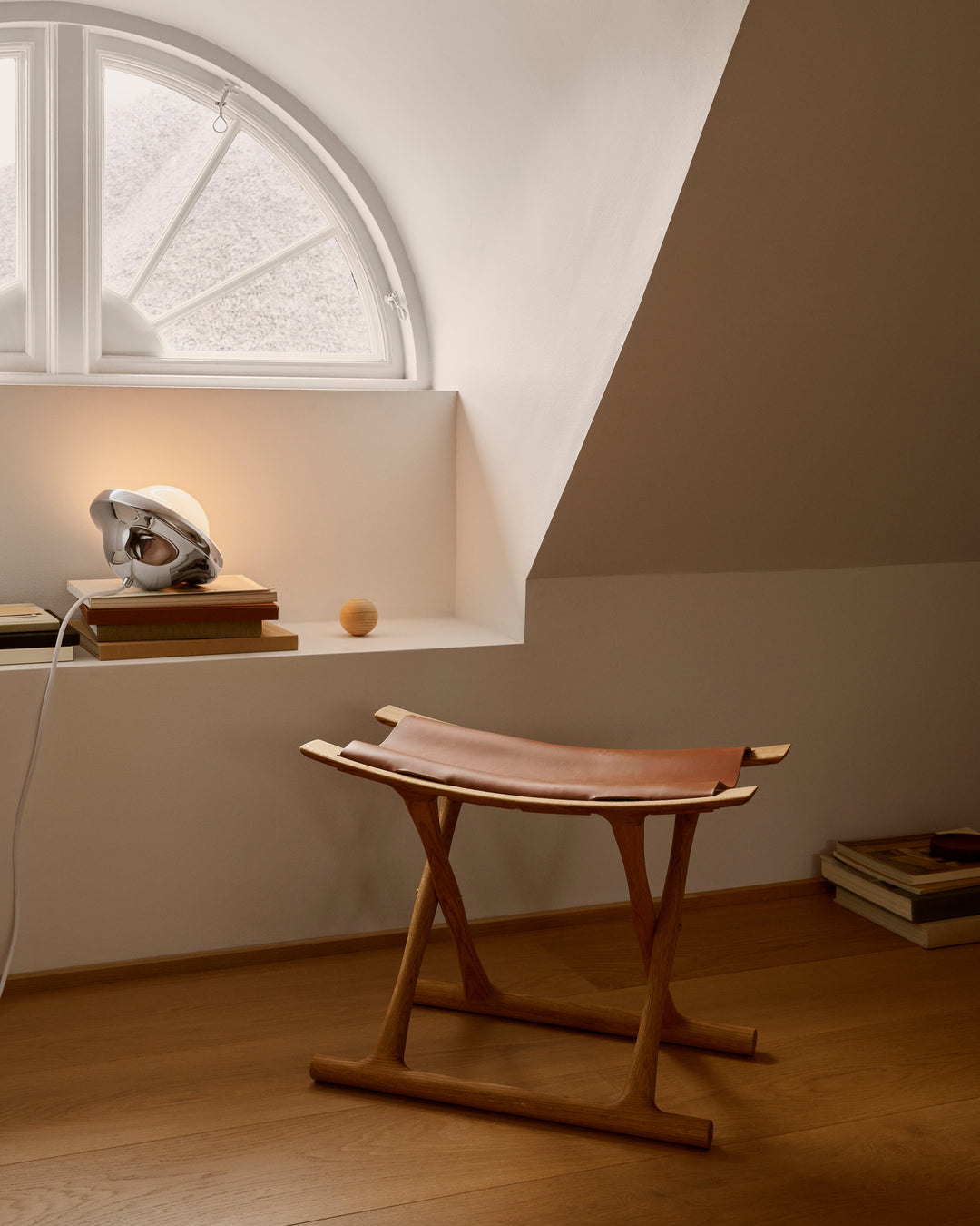 Wanscher OW2000 Egyptian chair, in AM Designs showroom, Antwerpen