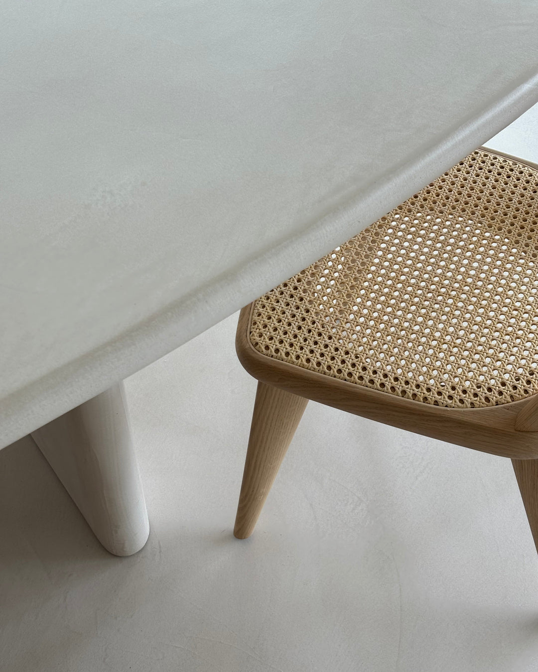 Brutus armless chair, in AM Designs showroom, Antwerpen