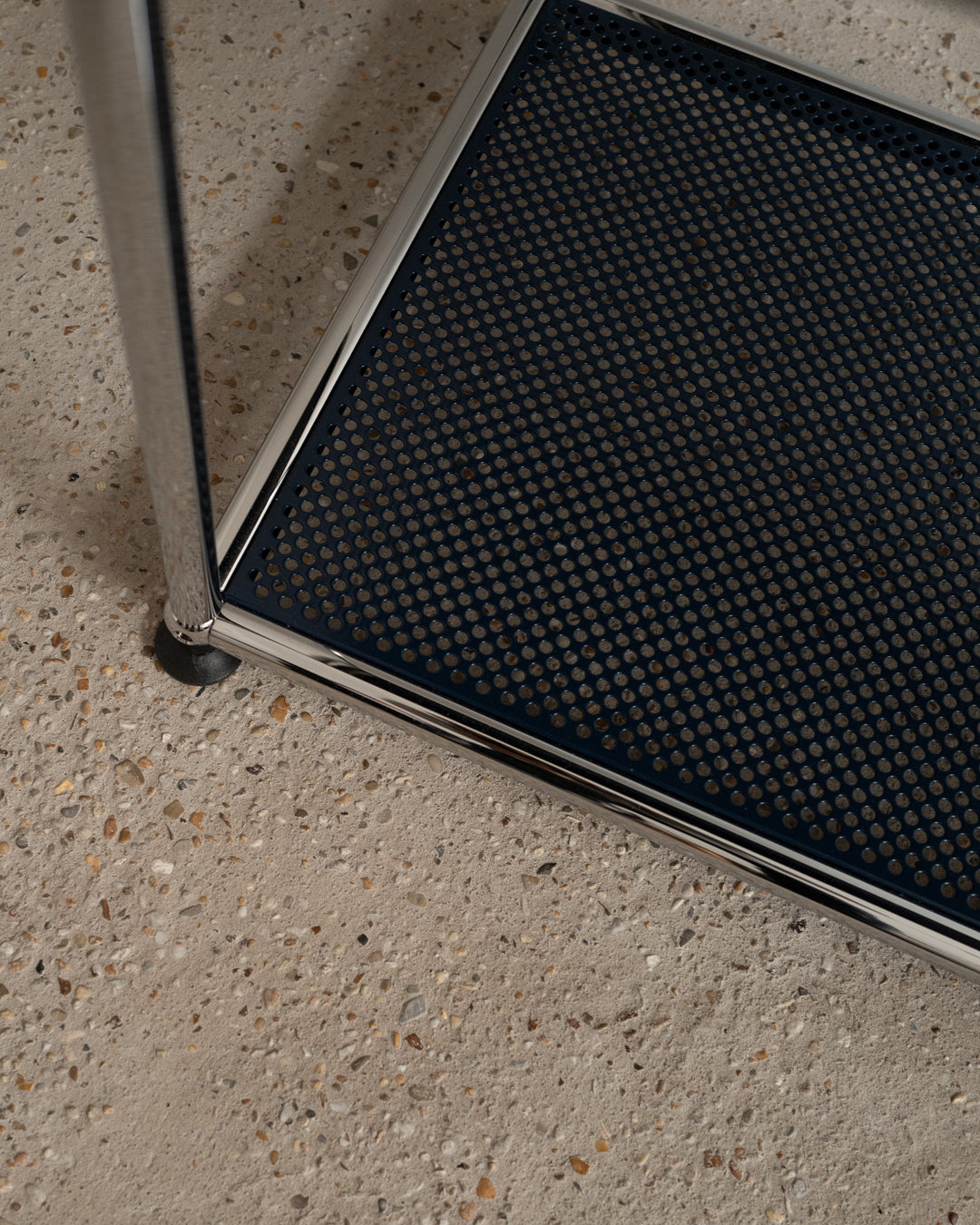 USM Haller bedside cabinet blue