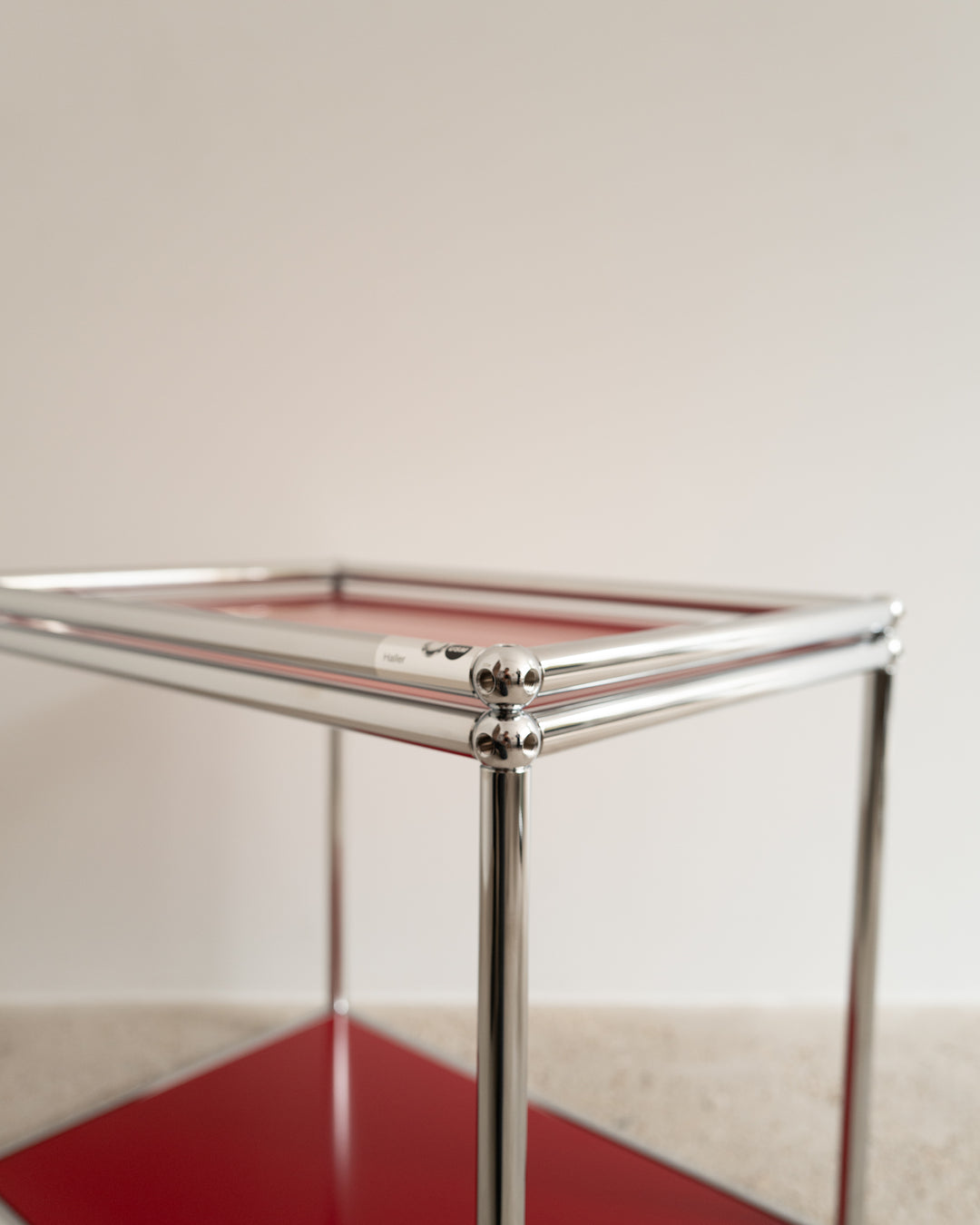 USM Haller side table red