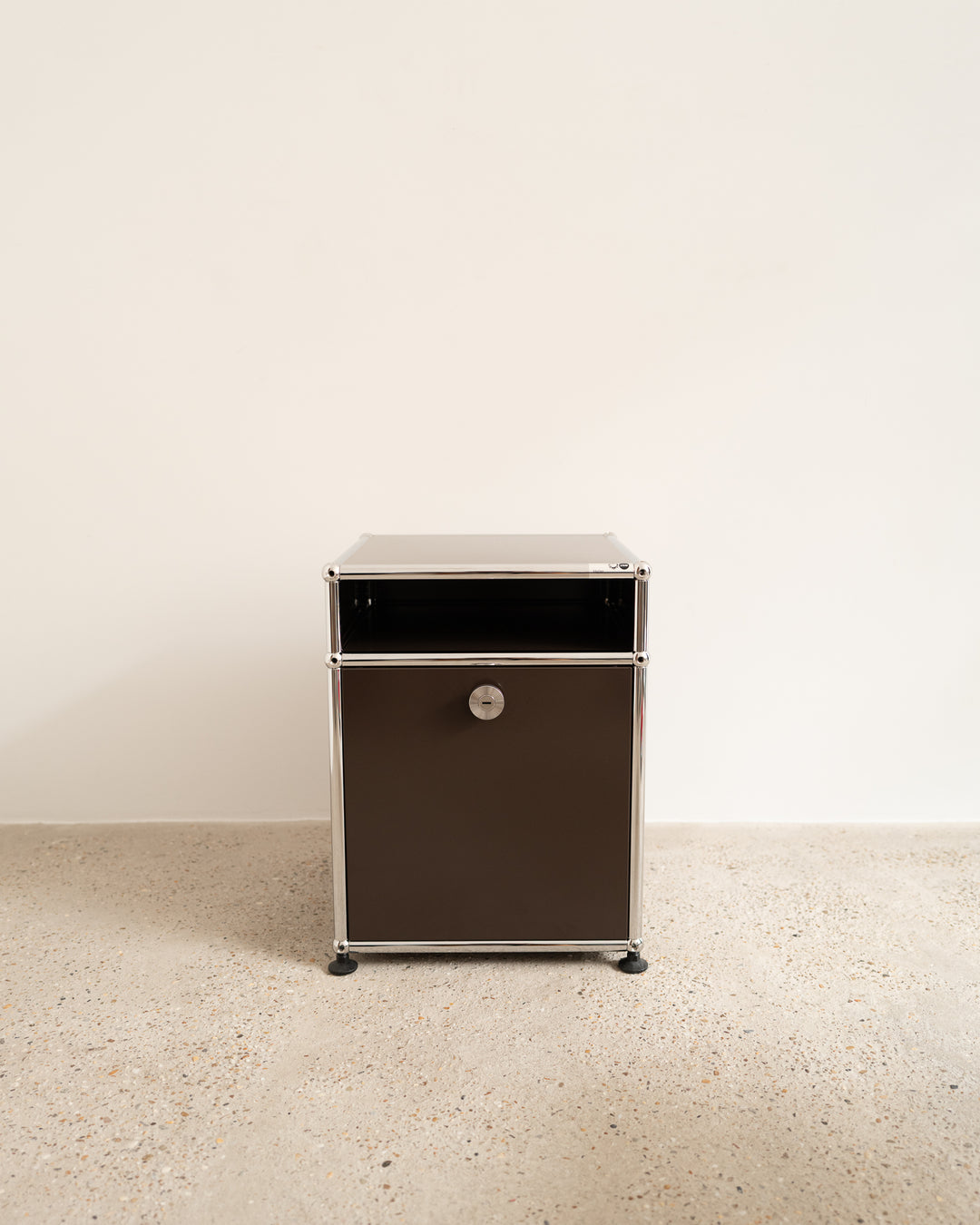 USM Haller bedside cabinet brown