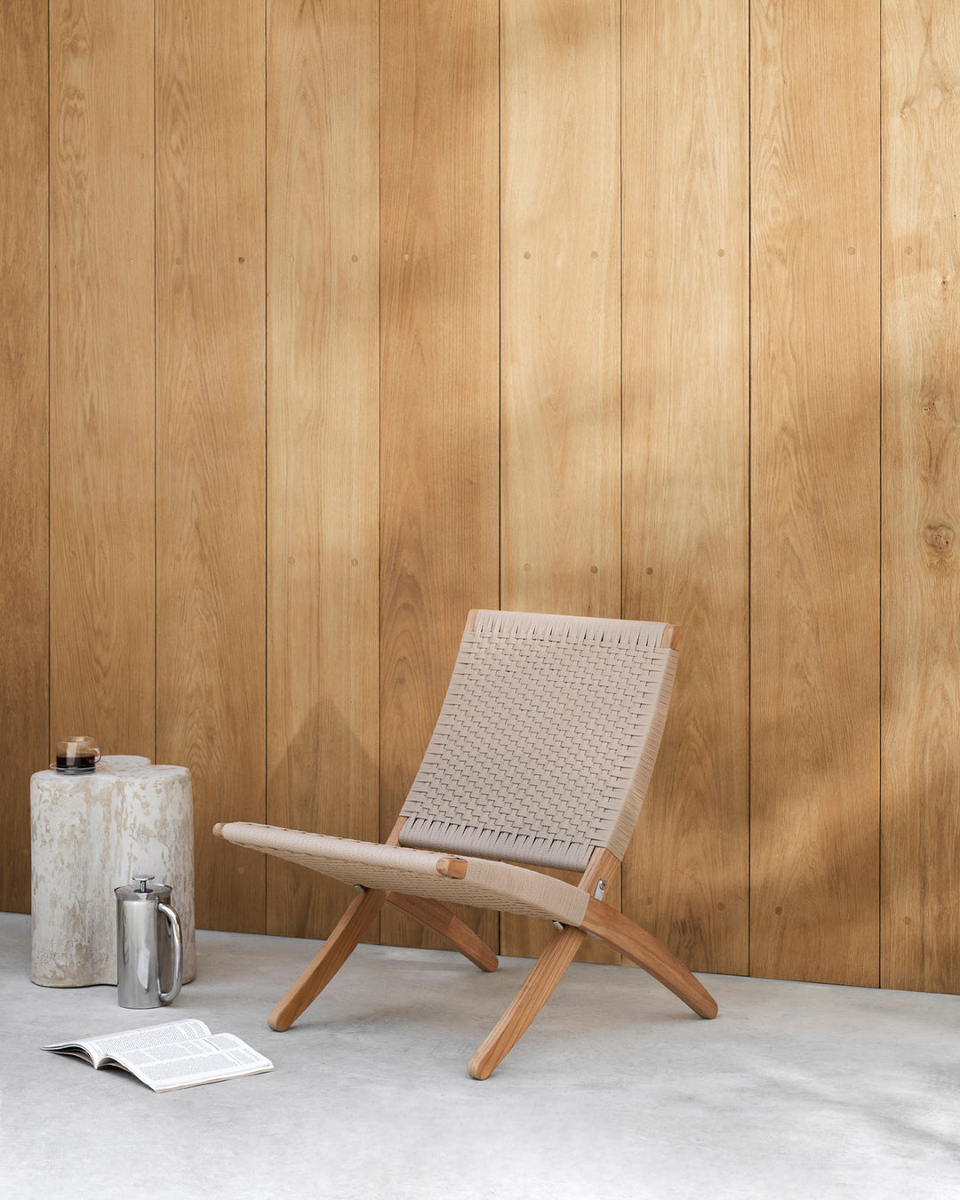 MG501 Cuba chair outdoor, outdoor seating, in AM Designs showroom, Antwerpen