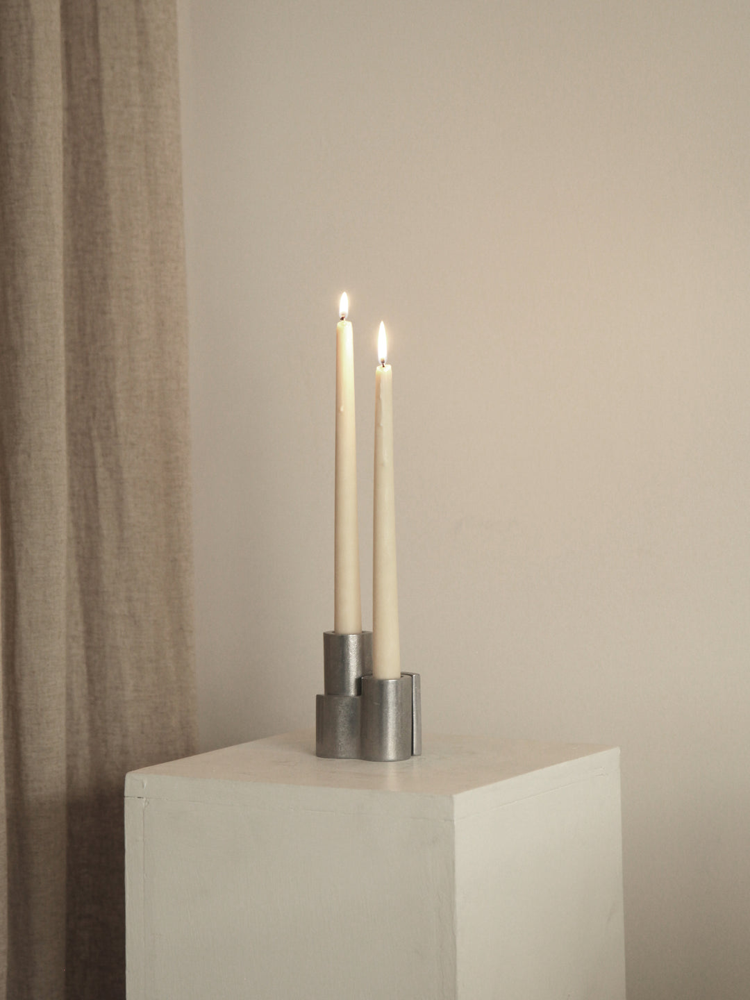 Snug Candle Holder Aluminium