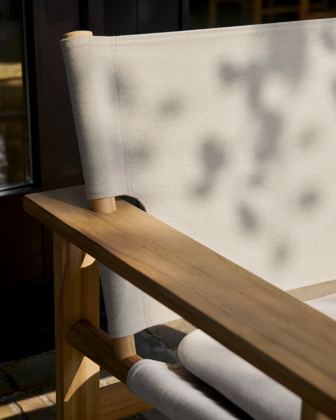 Canvas chair outdoor