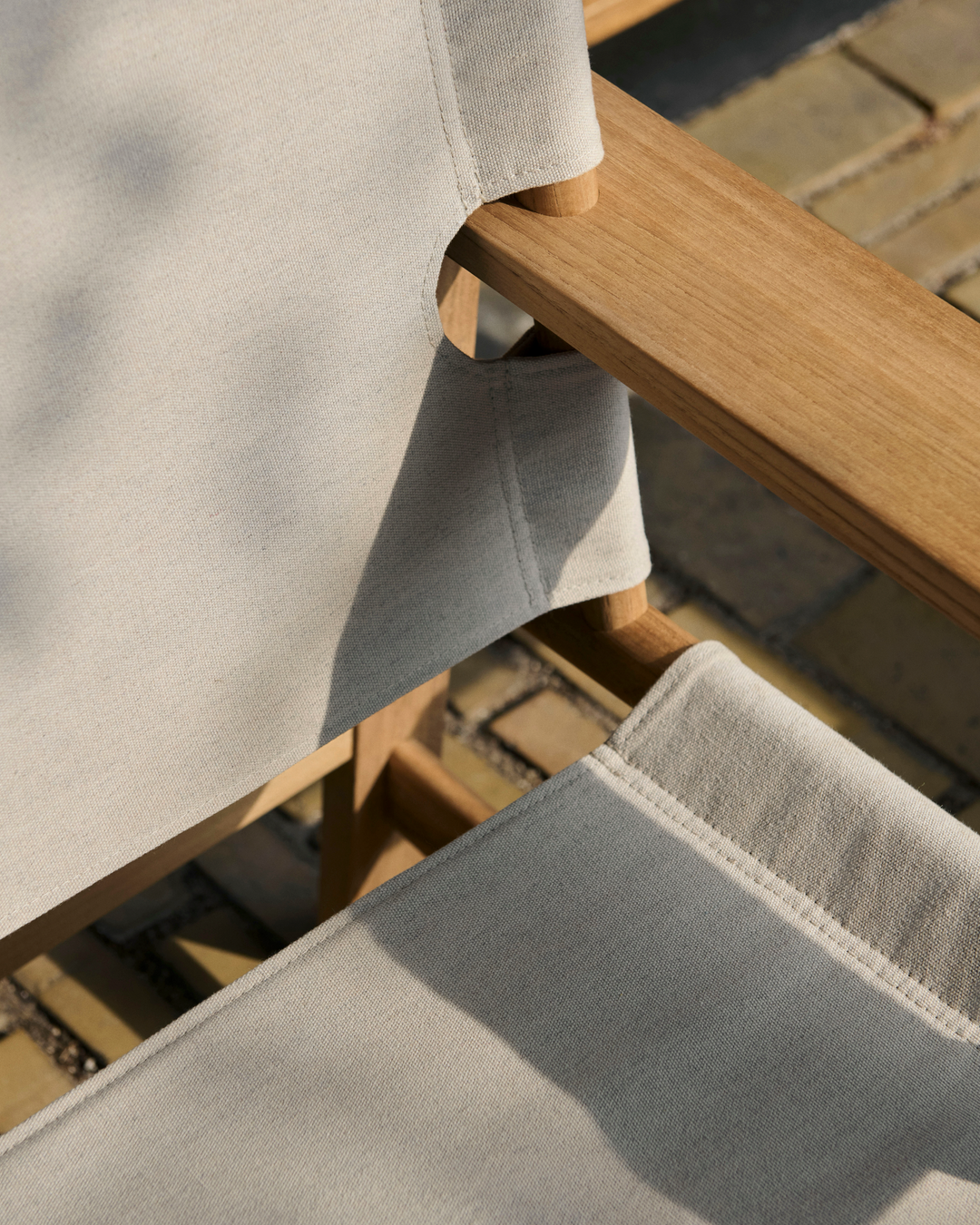 Canvas chair outdoor