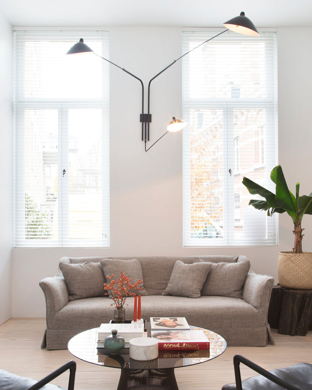 Stephanie sofa 220, in AM Designs showroom, Antwerpen