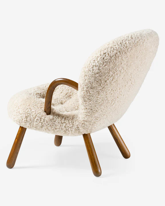 Clam Chair Moonlight Fumed Oak