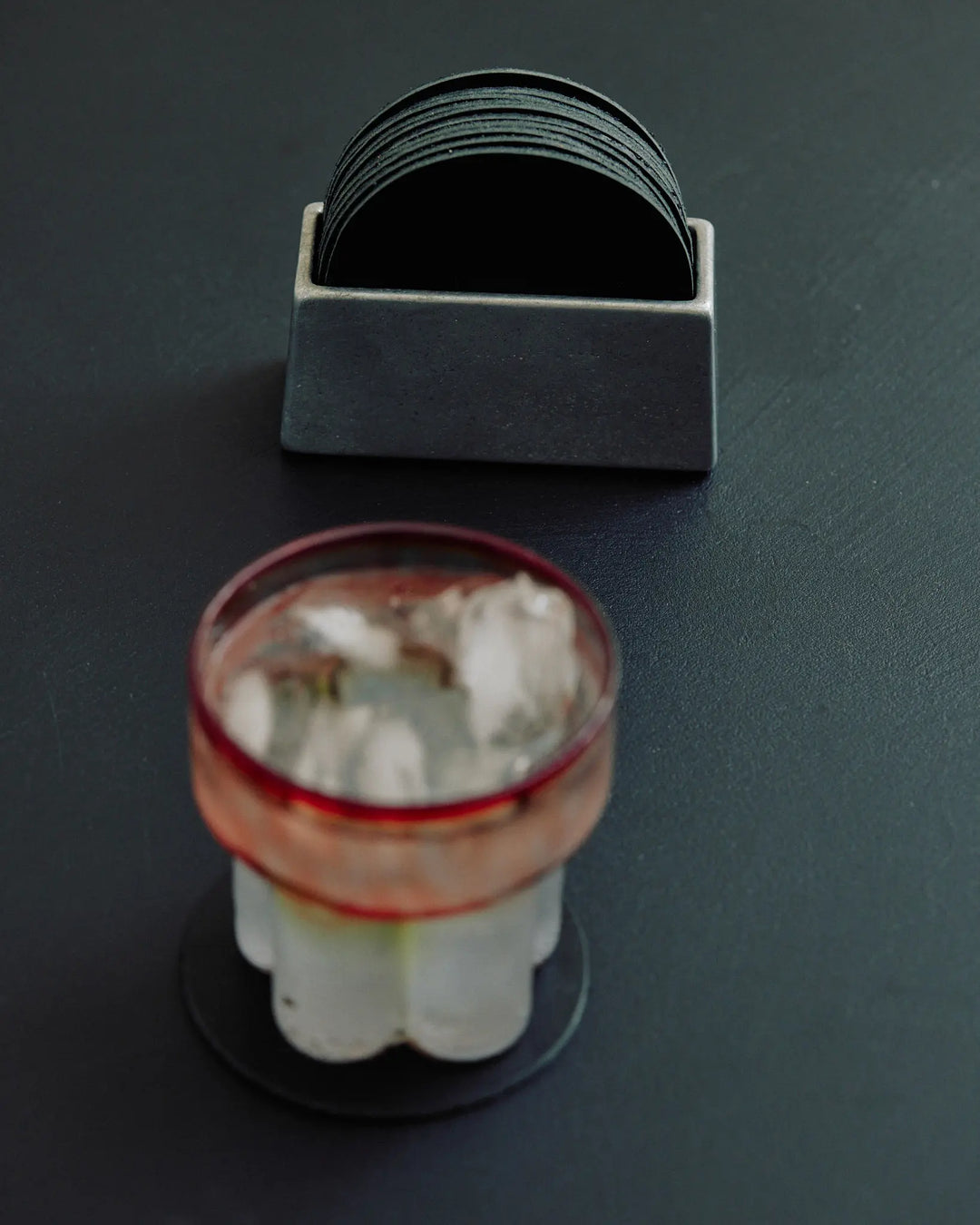 Coaster Holder, in AM Designs showroom, Antwerpen
