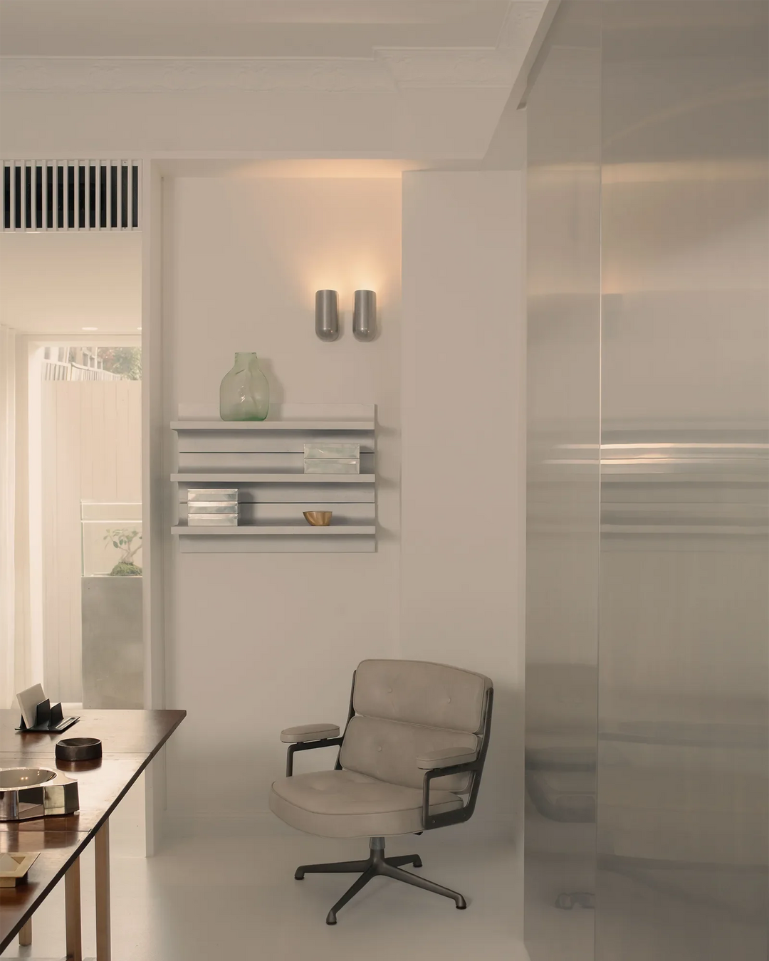 Elbow Wall Light Narrow Aluminium