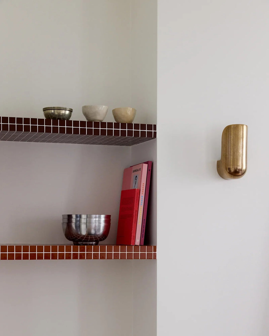 Elbow Wall Light Narrow Brass