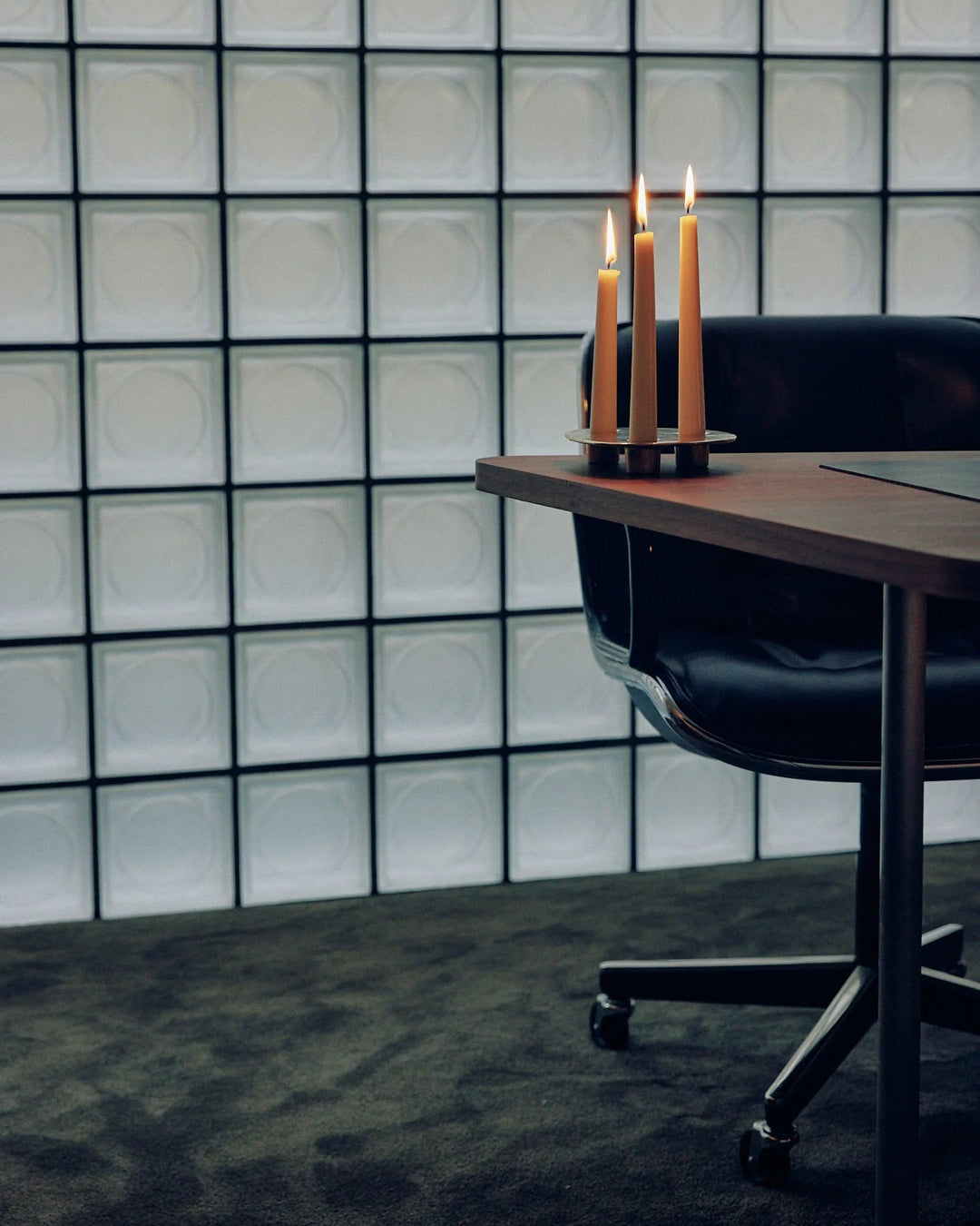 Trio Candle Holder, in AM Designs showroom, Antwerpen