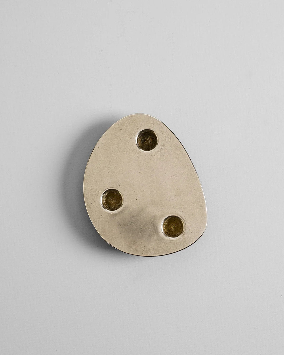 Trio Candle Holder Brass