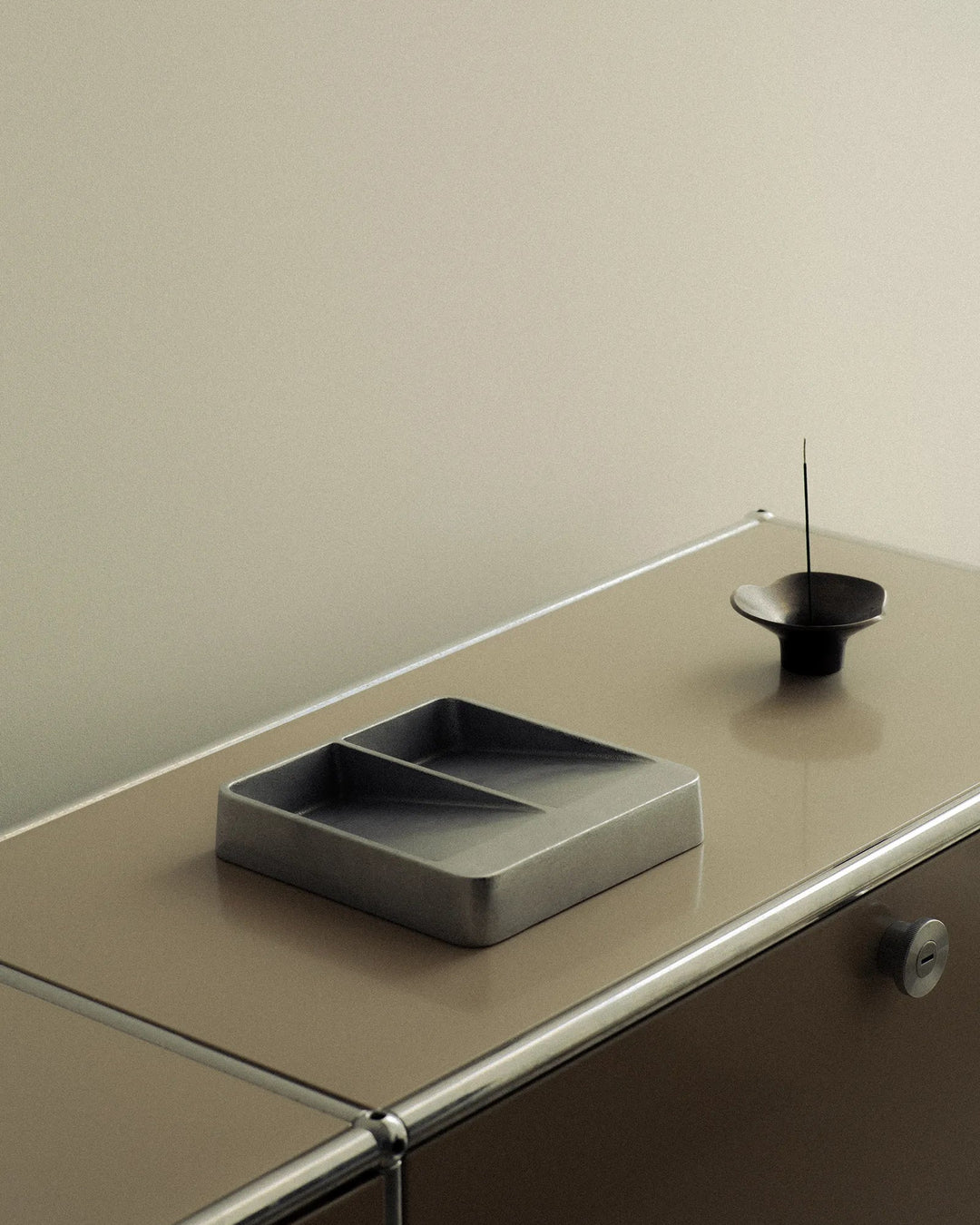 Vide Poche Square, in AM Designs showroom, Antwerpen