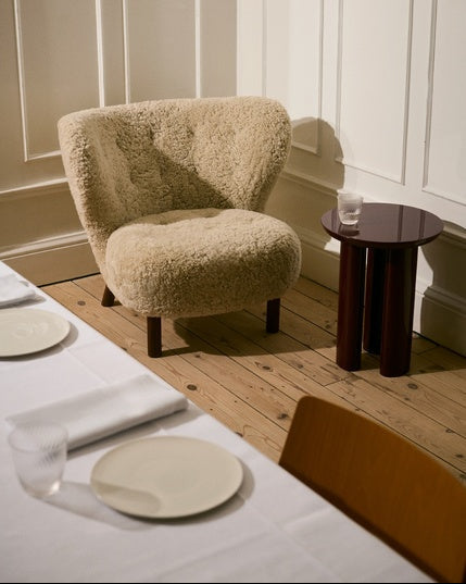 Little Petra lounge chair, in AM Designs showroom, Antwerpen